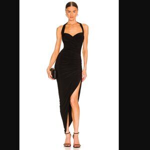 Norma Kamali Cayla Side Drape Gown - like new